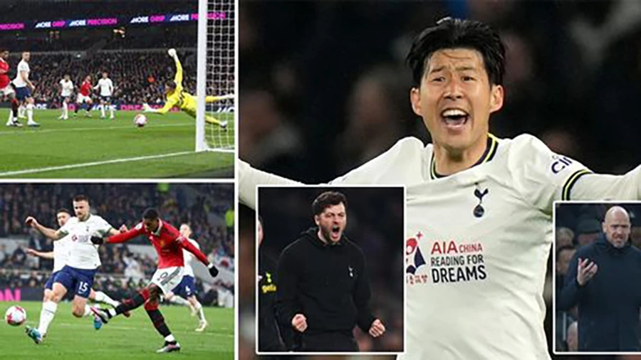 MU có trận hòa đầy đáng tiếc trước Tottenham. ẢNH: MIRROR