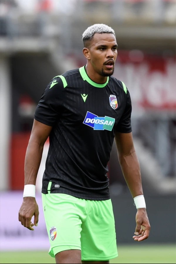 Jean-David Beauguel là cầu thủ ghi bàn duy nhất trận giúp Al Wehda loại đội bóng của Ronaldo là Al Nassr. ẢNH: GETTY