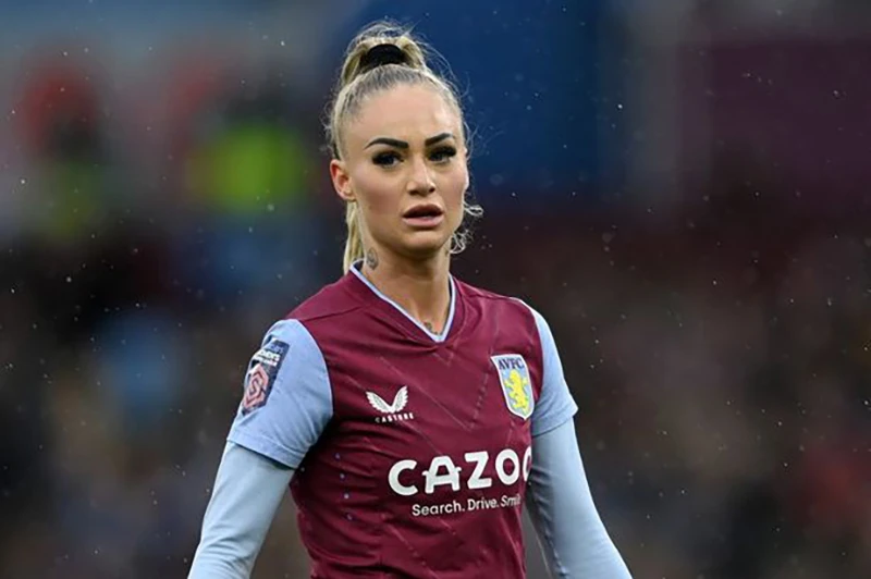 Alisha Lehmann hiện đang là cầu thủ của CLB Aston Villa. ẢNH: GETTY