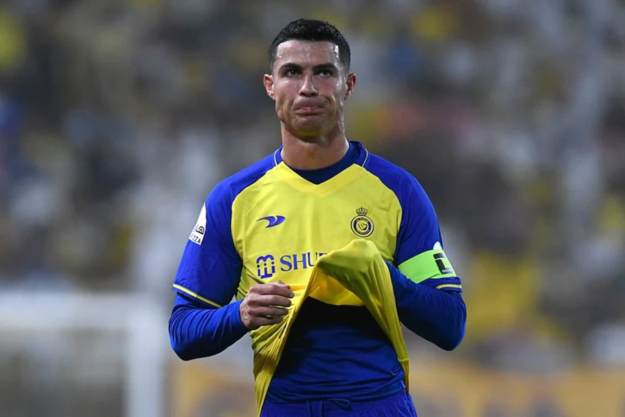Ronaldo đang gặp khó khăn tại Al Nassr. ẢNH: GETTY