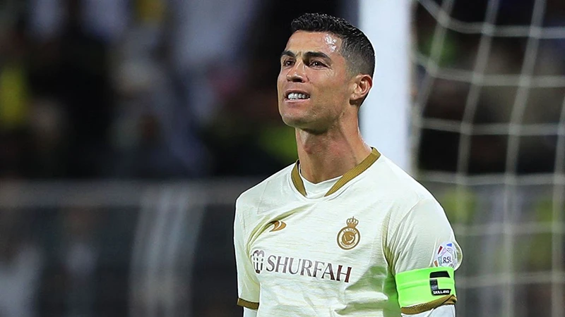 Ronaldo muốn chia tay Al Nassr chỉ sau 4 tháng chơi bóng ở Saudi Arabia. ẢNH: GETTY