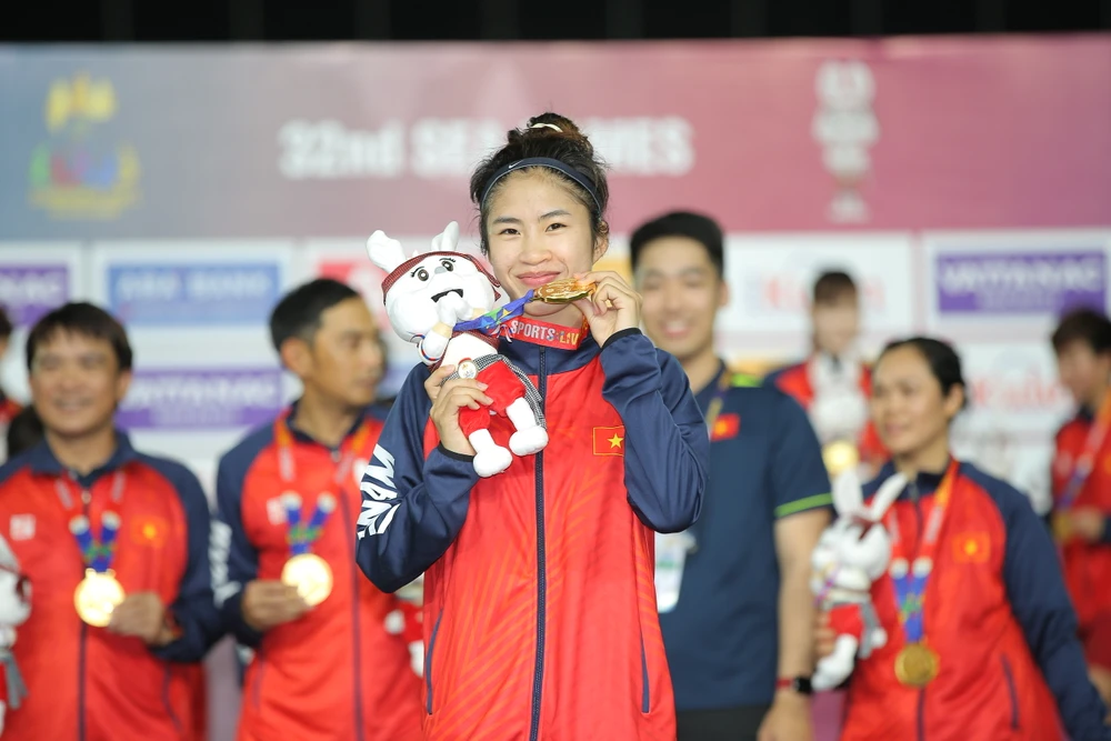 "Vàng mười" của tuyển nữ Việt Nam.