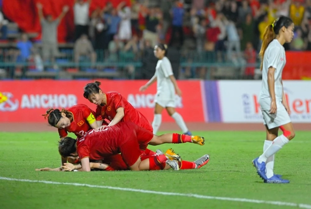Hạ Myanmar ở chung kết, tuyển nữ Việt Nam đi vào lịch sử SEA Games ảnh 32