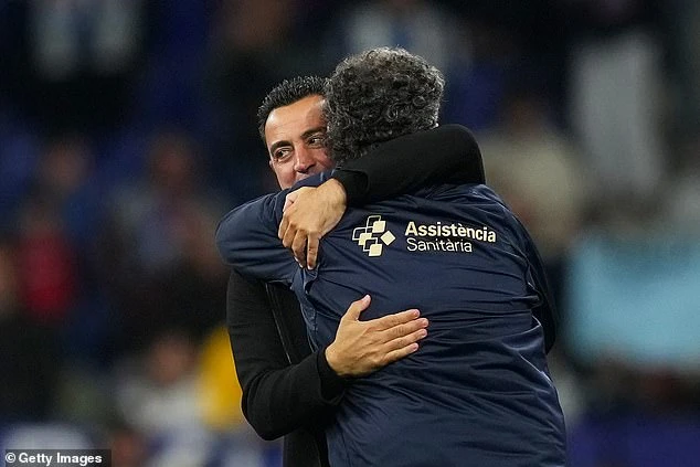 Xavi có mùa giải đầu tiên ở Barca. ẢNH: GETTY