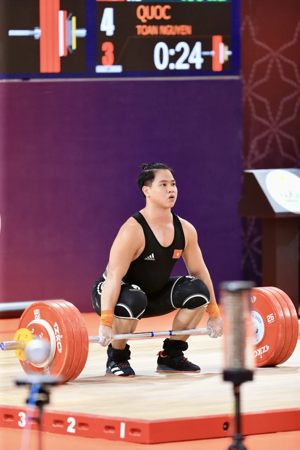 Nguyễn Quốc Toàn có kỳ SEA Games xuất sắc. ẢNH: ANH PHƯƠNG