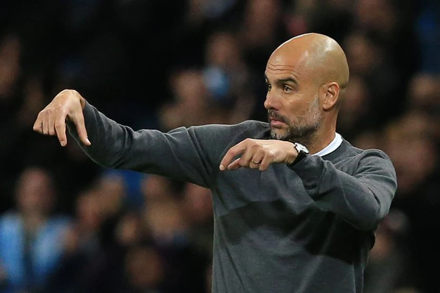 Pep Guardiola là HLV nổi tiếng cầu toàn và đòi hỏi rất cao ở các học trò. ẢNH: GETTY