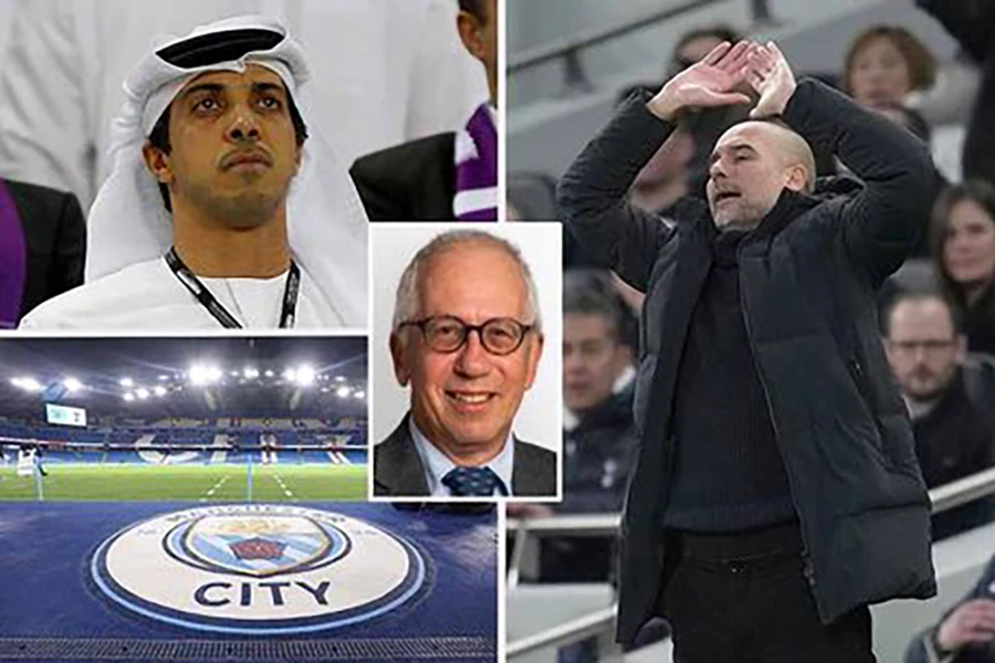 Man City đang cố chống lại các cáo buộc nhằm tránh bị trừng phạt nặng nề. ẢNH: DAILY STAR