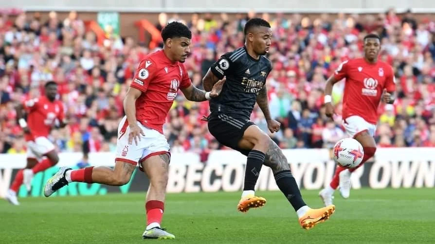 Được đánh giá cao hơn nhưng Arsenal lại bất ngờ để thua trước Nottingham. Ảnh: Getty