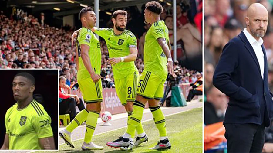 MU thắng trận nhưng Ten Hag vẫn chỉ trích các học trò không biết ghi bàn để "giết chết sự phản kháng của đối thủ". ẢNH: MIRROR