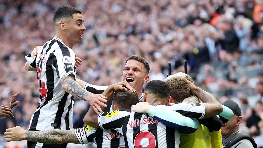 Newcastle đã chơi chắc chắn và cực kỳ thăng hoa mùa này. ẢNH: GETTY