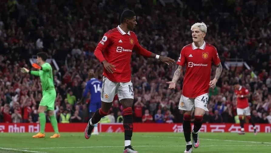 Rashford vừa trở lại cũng kịp góp công vào chiến thắng 4-1 trước Chelsea. Ảnh: Getty