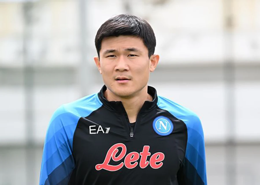 Kim Min-jae có mùa giải rất hay cùng Napoli. ẢNH: GETTY