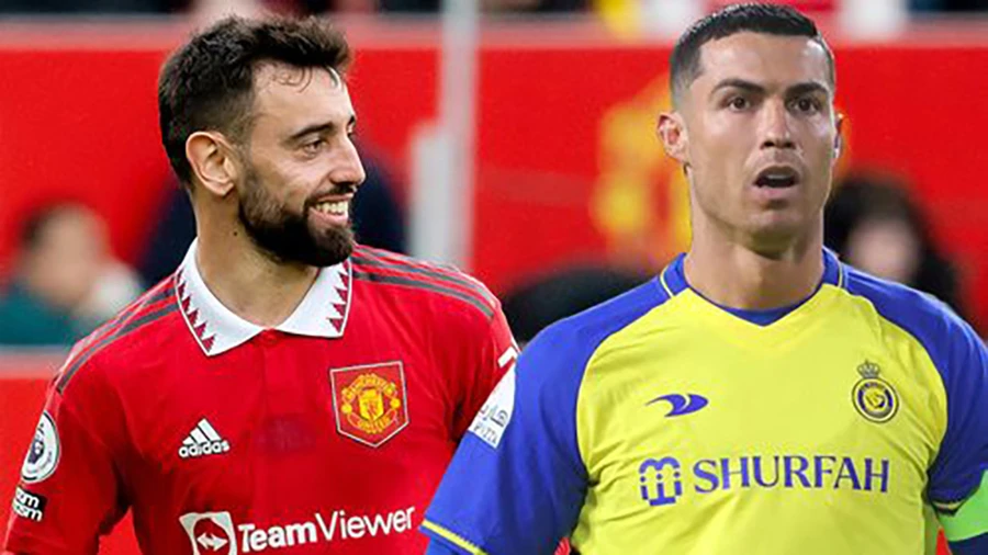 Bruno Fernandes đồng tình với bình luận của Ronaldo về "định nghĩa thành công là như thế nào tại MU". ẢNH: MIRROR