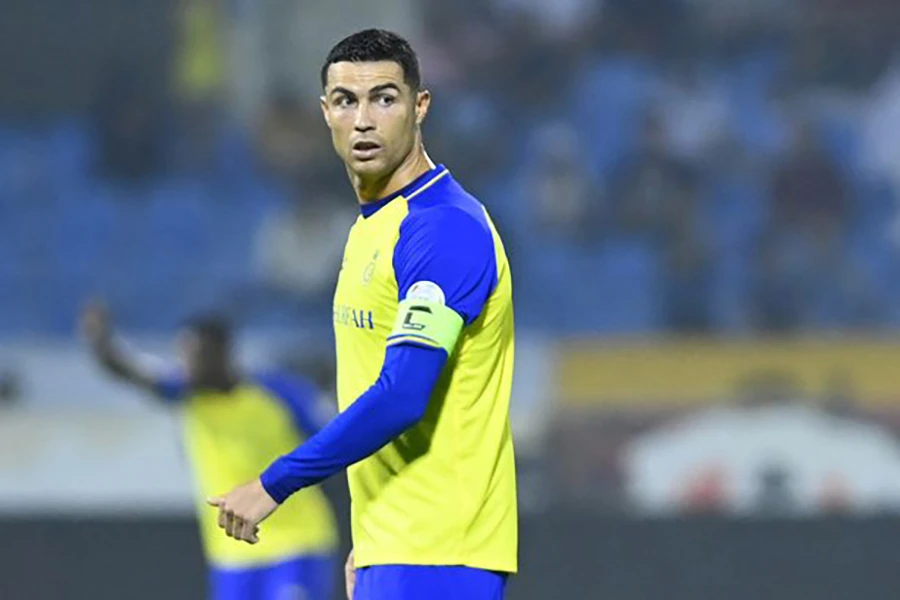 Ronaldo ghi rất nhiều bàn thắng tại Al Nassr nhưng đội của anh vẫn trắng tay. ẢNH: GETTY