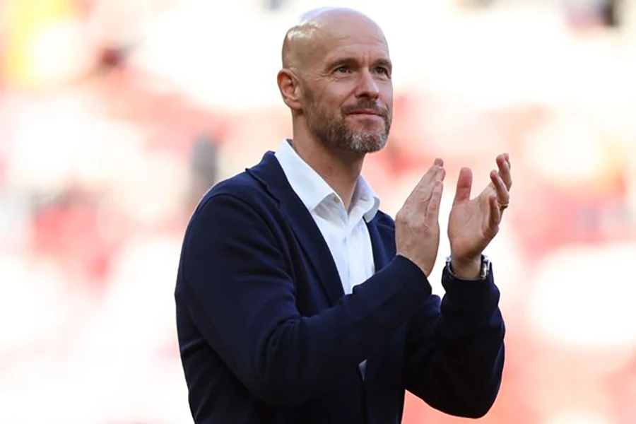 Ten Hag tự hào về những gì các cầu thủ MU làm được ở mùa này. ẢNH: GETTY Ten Hag tự hào về những gì các cầu thủ MU làm được ở mùa này. ẢNH: GETTY