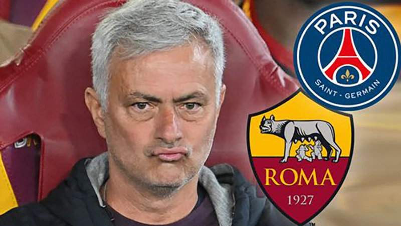 Mourinho được cho là sẽ chia tay AS Roma để đến PSG sau mùa này. ẢNH: MIRROR Mourinho được cho là sẽ chia tay AS Roma để đến PSG sau mùa này. ẢNH: MIRROR