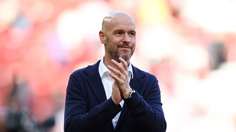 Ten Hag tự tin giúp MU hạ Man City trong trận chung kết FA Cup. ẢNH: GETTY