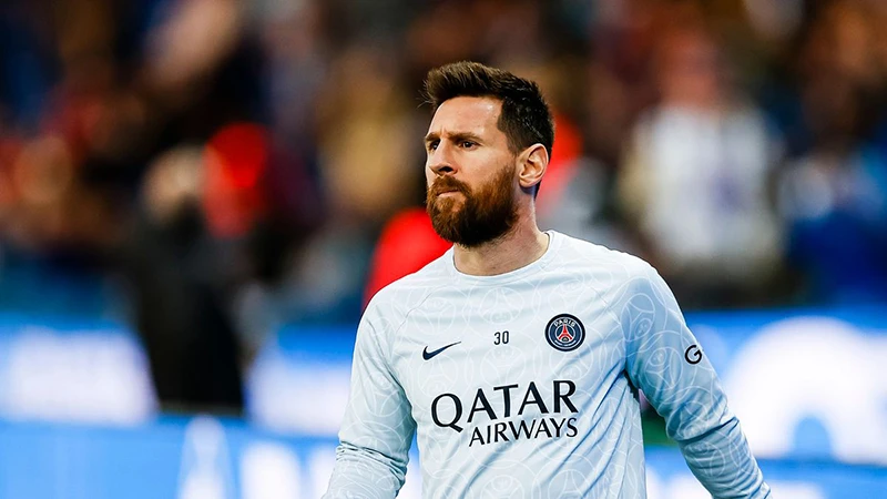 Xavi rất mong Messi rời PSG trở lại Barca. ẢNH: GETTY
