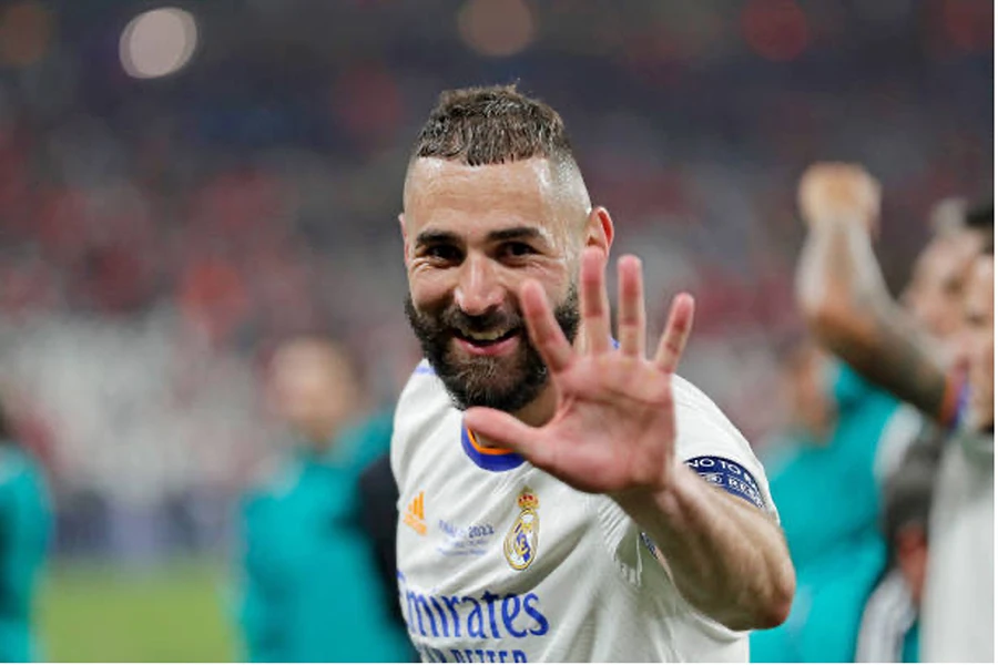 Benzema rời Real với tư cách là một huyền thoại. Ảnh: GETTY