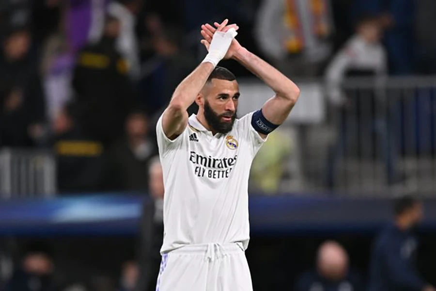 Benzema là huyền thoại của Real Madrid. ẢNH: GETTY