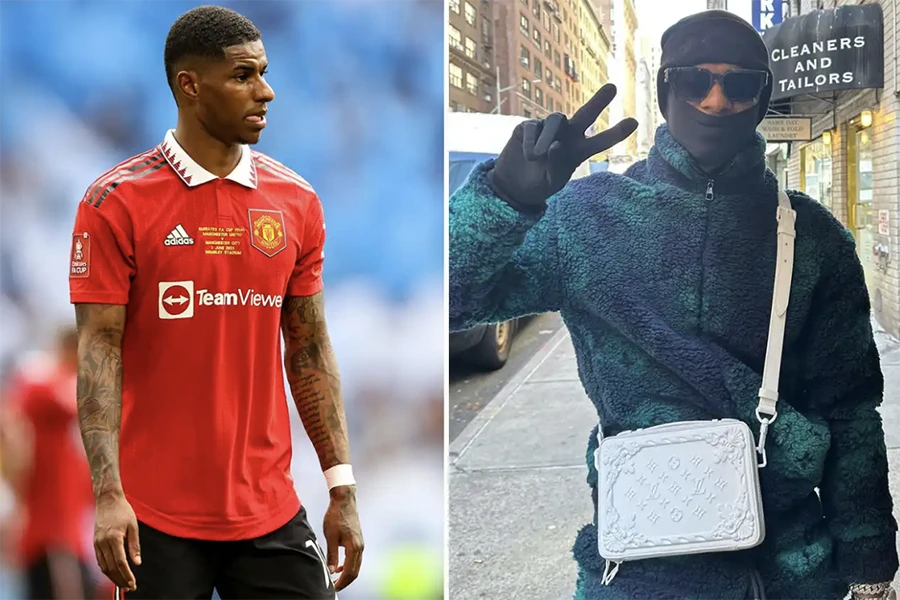 Marcus Rashford lần đầu chia sẻ về cú ăn ba lịch sử của kình địch Manchester City. ẢNH: SUN SPORTS