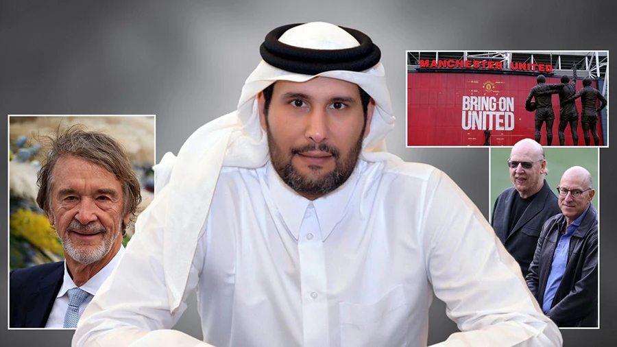 Sheikh Jassim được tin là đã thành công trong việc sở hữu MU. ẢNH: MIRROR