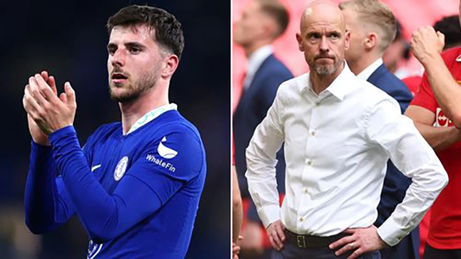 Ten Hag cần Mount nhưng quyết không nhượng bộ Chelsea. ẢNH: MIRROR