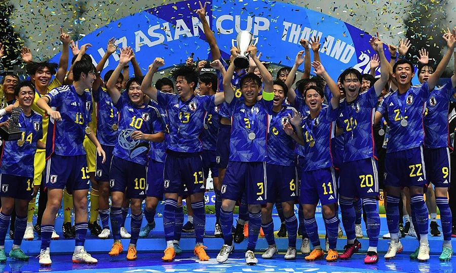 Những gương mặt tuổi 16 trong thành phần nhà vô địch U-17 châu Á.