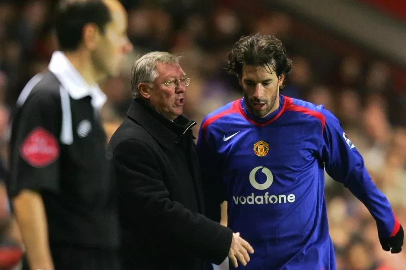Ruud van Nistelrooy là tiền đạo số 1 của MU khi còn chơi dưới trướng Sir Alex Ferguson. ẢNH: GETTY