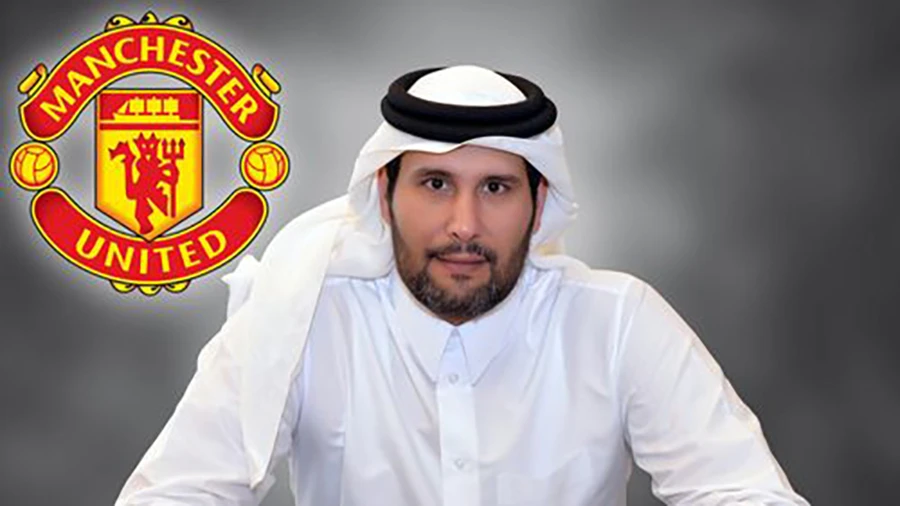 Sheikh Jassim sắp được xác nhận sẽ tiếp quản MU. ẢNH: MIRROR Sheikh Jassim sắp được xác nhận sẽ tiếp quản MU. ẢNH: MIRROR