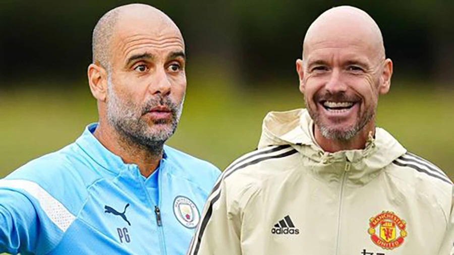Guardiola ca ngợi Onana nhưng Ten Hag còn biết rõ khả năng thủ môn của Inter Milan hơn Pep. ẢNH: MIRROR
