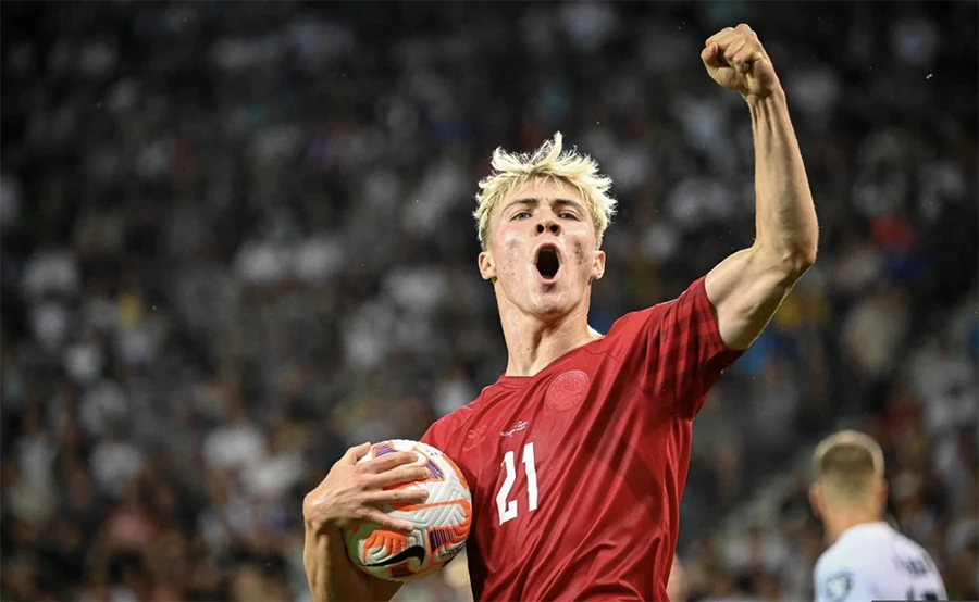 Rasmus Hojlund rất có tiềm năng nhưng anh chưa phải là ngôi sao. ẢNH: GETTY