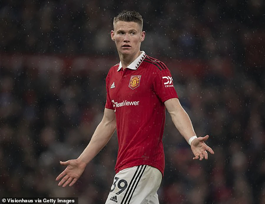 Scott McTominay được cho là sẽ bị MU rao bán. ẢNH: GETTY