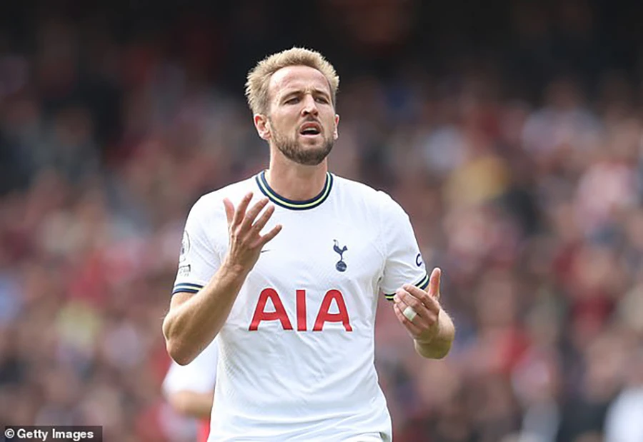 Tiền đạo Harry Kane của Tottenham là mục tiêu chuyển nhượng số 1 của Bayern Munich. ẢNH: GETTY