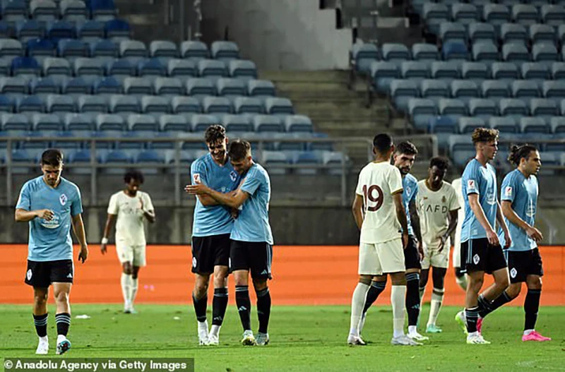 Celta Vigo ghi 5 bàn thắng vào lưới Al Nassr. ẢNH: GETTY