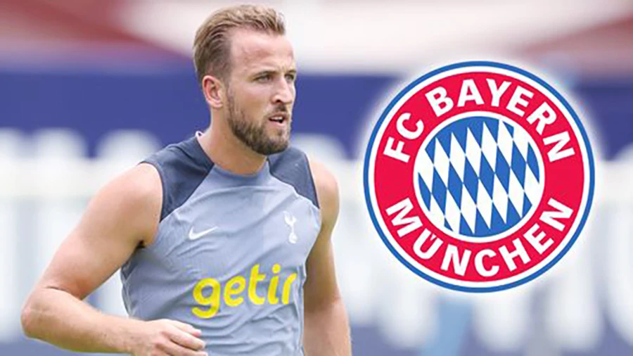 Bayern Munich ở vị trí tốt hơn MU trong cuộc đua mua Harry Kane. ẢNH: MIRROR