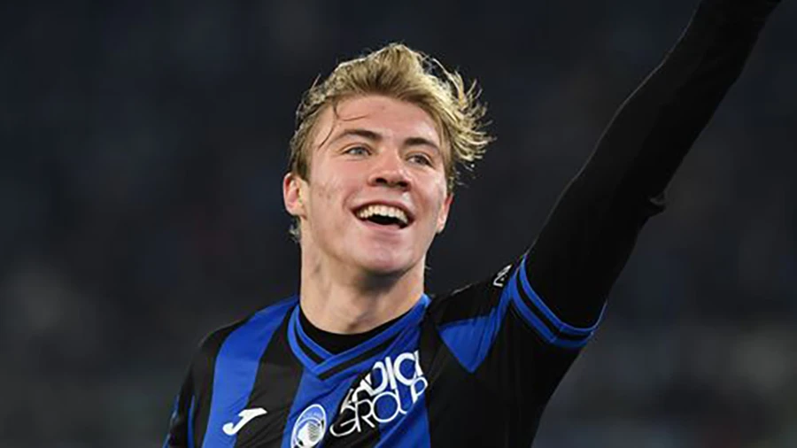 Hojlund không ngại thể hiện mong muốn gia nhập Old Trafford. ẢNH: GETTY