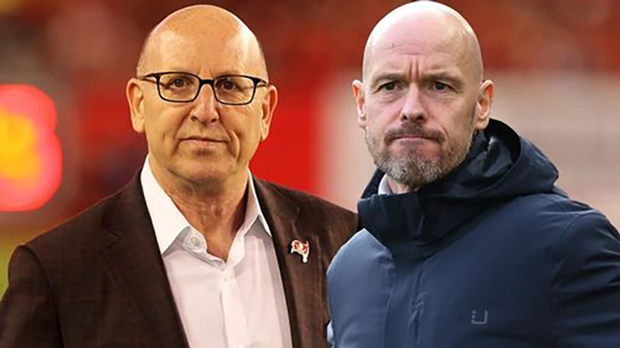 Ten Hag đã gặp gia đình Glazer để tìm hiểu về quá trình tiếp quản MU và thông báo về kế hoạch chuyển nhượng của MU. ẢNH: MIRROR