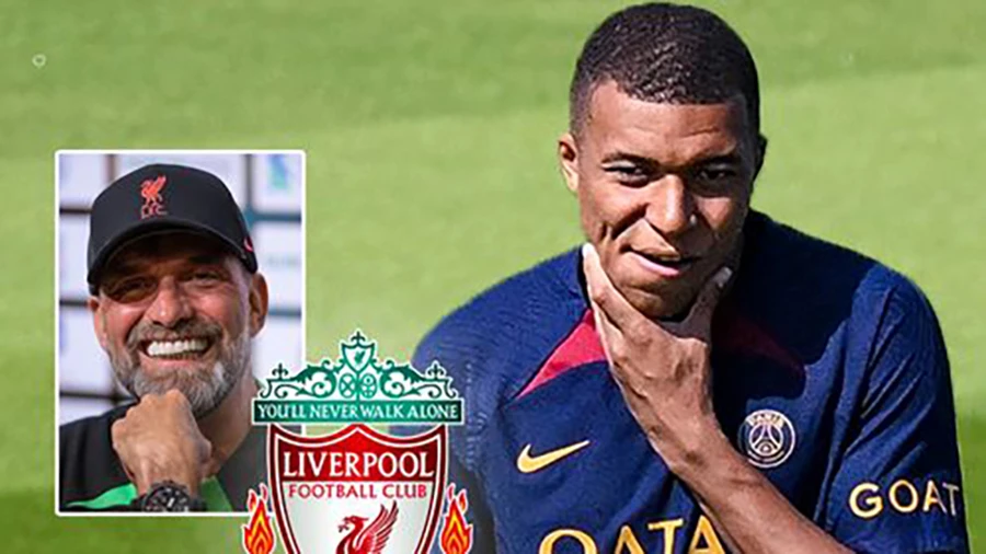 Liverpool muốn có Mbappe. ẢNH: MIRROR