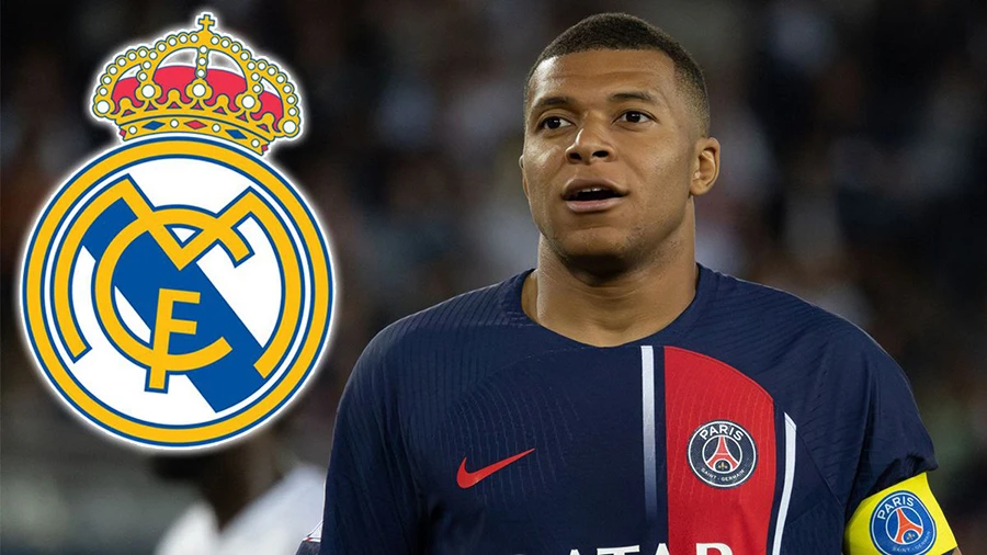 Kylian Mbappe được cho là muốn gia nhập Real Madrid dưới dạng chuyển nhượng tự do vào mùa hè sang năm. ẢNH: MIRROR.