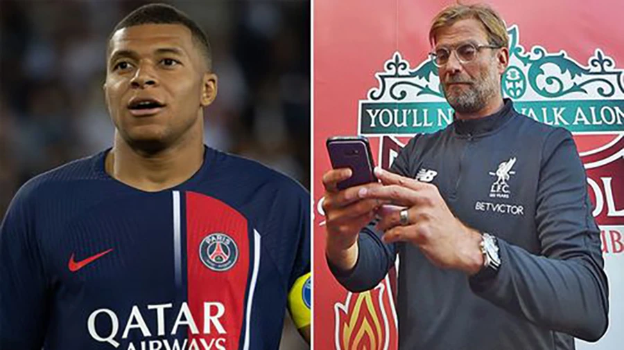 Mbappe từng ca ngợi Liverpool và Klopp. ẢNH: MIRROR