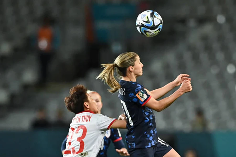Các cầu thủ nữ Việt Nam thua kém Hà Lan về mọi mặt. ẢNH: GETTY