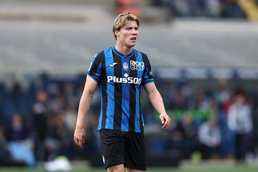 Hojlund rời Serie A chỉ sau 1 mùa giải chơi cho Atalanta. ẢNH: GETTY