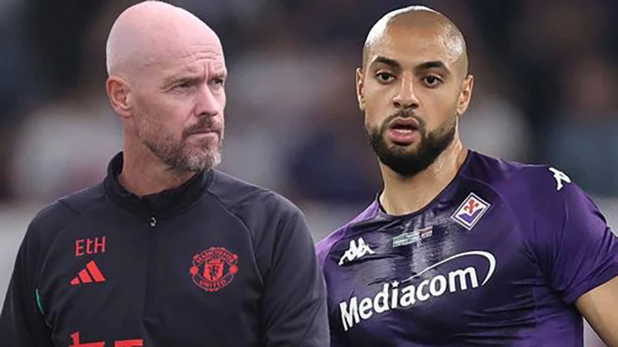 Ten Hag khẳng định muốn có thêm hợp đồng và Amrabat là mục tiêu của MU. ẢNH: MIRROR