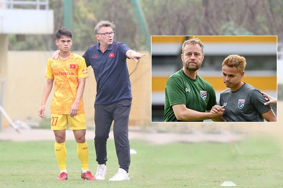 Troussier gặp thách thức hơn đồng nghiệp Mano Polking.