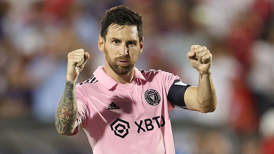 Messi ghi 7 bàn chỉ sau 4 trận thi đấu cho Inter Miami. ẢNH: GETTY