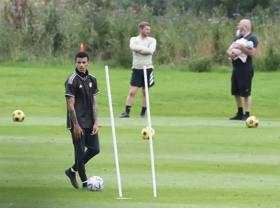 Greenwood đã công khai xuất hiện trước công chúng. ẢNH: SUN SPORTS