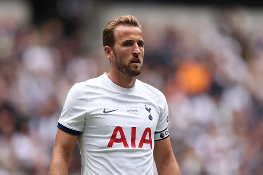 Harry Kane là tiền đạo duy nhất có thể cạnh tranh với Haaland tại Premier League nhưng anh nhiều khả năng sẽ đá ở Bundesliga mùa tới trong màu áo Bayern Munich. ẢNH: GETTY