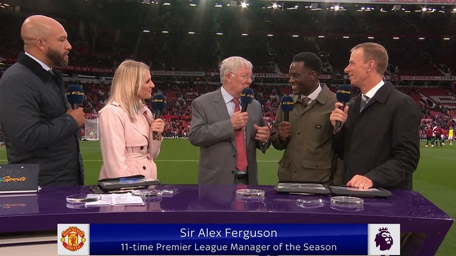Sir Alex Ferguson có những nhận xét đáng kinh ngạc về đội cuối bảng Premier League. ẢNH: NBC SPORTS