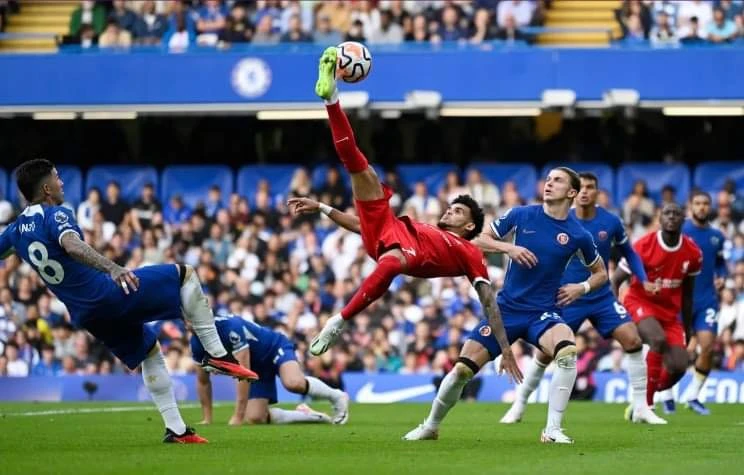 Hàng công Liverpool có sự khởi sắc khi có thêm Luiz Diaz tái xuất sau chấn thương. Ảnh: Getty